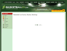 Tablet Screenshot of basketball24.com